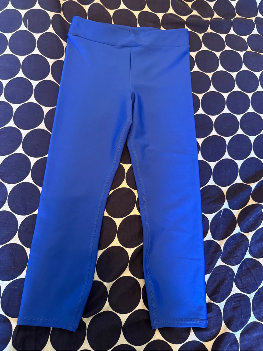 ALO Yoga Bright Blue High-Rise Capri Leggings